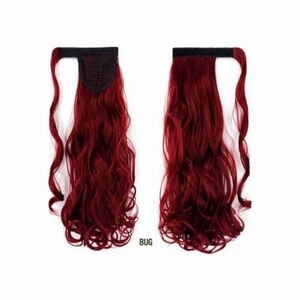 ✨ 20" Burgundy Wrap-Around Synthetic Ponytail Extension ✨